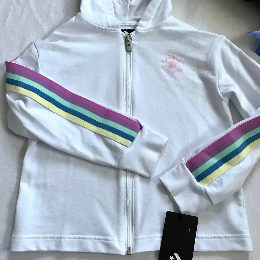 Converse NWT Full Zip Hoodie Top Girls Various